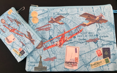 Item 02 Aviation Purse Set